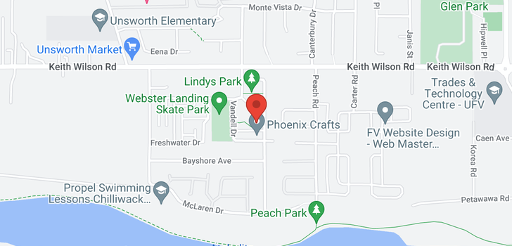 map of 33 5469 CHINOOK STREET